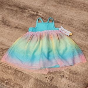 Cat & Jack Pastel Tulle Dress With Diaper Cover